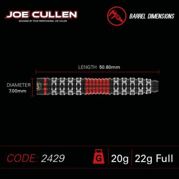 Winmau Joe Cullen S.E. 20 gram Barrel / 22 gram full 90% Tungsten
