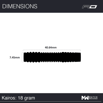 Winmau Kairos 18gr Barrel/20gr Pfeil, 90%