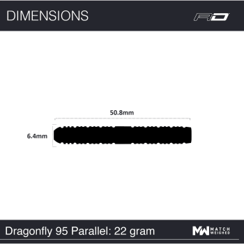 Red Dragon Dragonfly95 - Parallel - 95% Tungsten