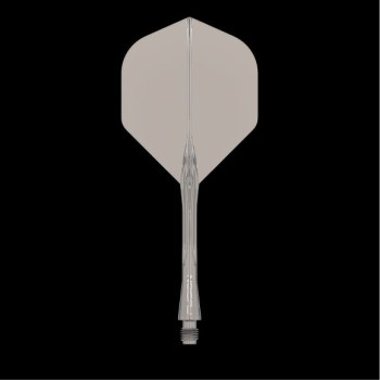 Winmau Fusion Integrated Flight & Shaft - grau smoke