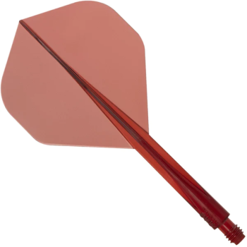 Condor AXE Dart Flights - Standard - Clear Red