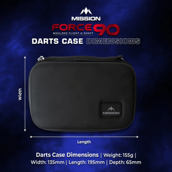 Mission Force 90 Dart Case Large