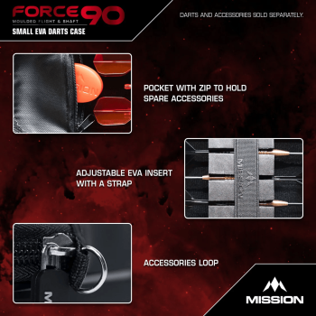 Mission Force 90 Dart Case Slim