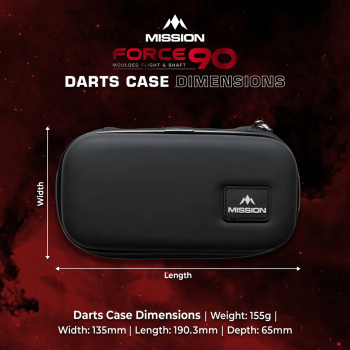 Mission Force 90 Dart Case Slim