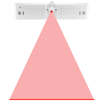 Viper Laser Oche Abwurflinie - weiß