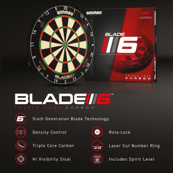 Winmau Blade 6 Triple Core Carbon