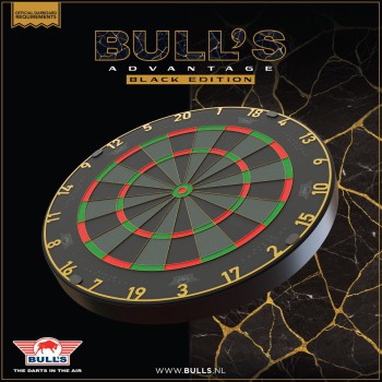 Bull's Advantage Black Dartboard