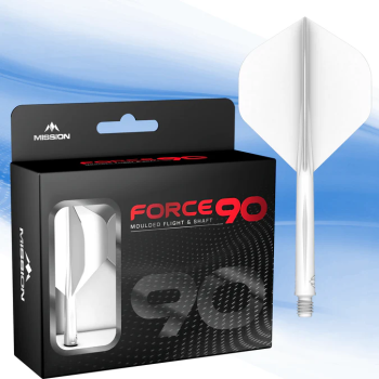 Mission Force 90 - New Moulded Flight & Shaft System - Standard No2 - clear -