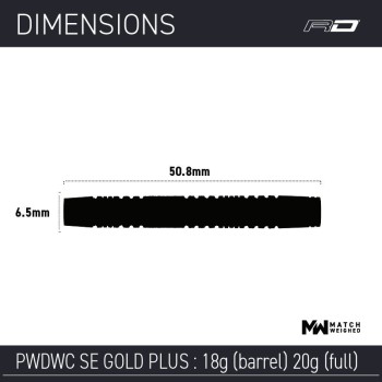 Peter Wright Snakebite Double World Champion SE gold plus Softtip: 20gr