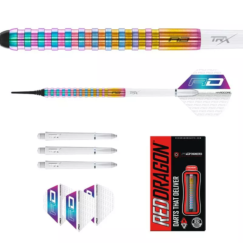 RED DRAGON Javelin Original 26 g Tungsten dartset met dartpijlen en dartschachten (Stems RED DRAGON Javelin Original 26 g Tungsten dartset met dartpijlen en dartschachten (Stems