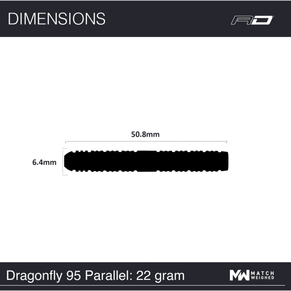 Red Dragon Dragonfly95 - Parallel - 95% Tungsten