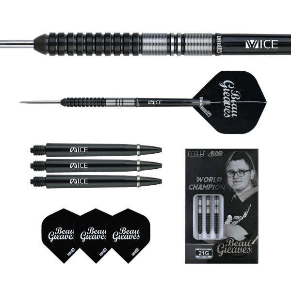 One80 - Beau Greaves VHD Black Edition Steeltip - 23gr