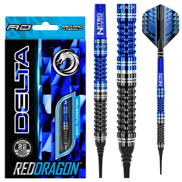 Red Dragon Delta 20gr Barrel, 22gr Pfeil 90% Tungsten