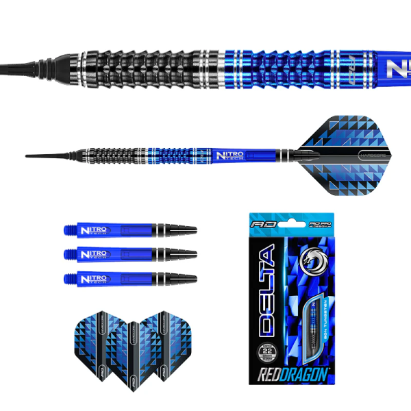 Red Dragon Delta 20gr Barrel, 22gr Pfeil 90% Tungsten