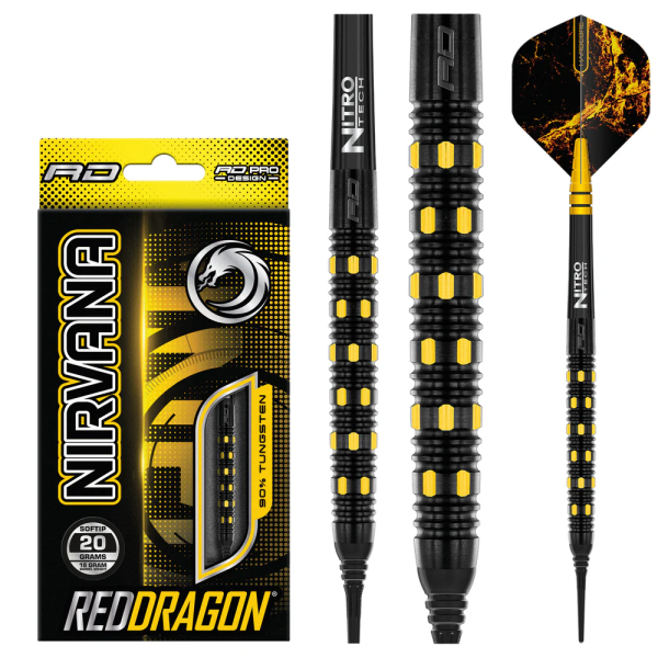 Red Dragon Nirvana, 18gr Barrel, 20gr Pfeil, 90% Tungsten
