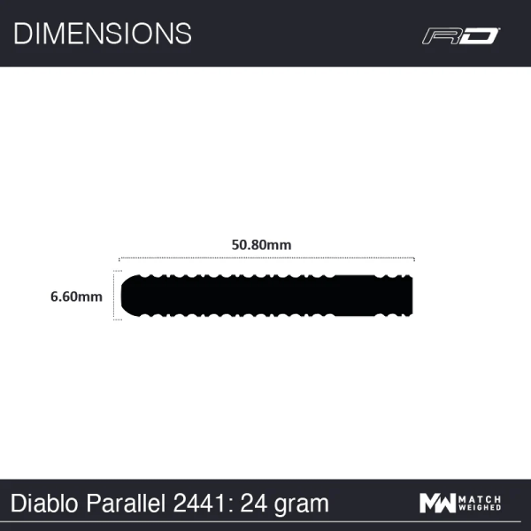 Winmau Diabolo 90% Tungsten