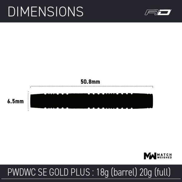 Peter Wright Snakebite Double World Champion SE gold plus Softtip: 20gr