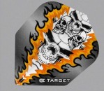 Target Vision Orange Quad Skull Flights No6