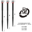 One80 R2 Interchange Point (2,35mm) Grooved C - 48mm - black