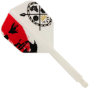 Condor AXE Dart Flights - Devon Petersen - Small - African Warrior - Inspiration 3 - White - L