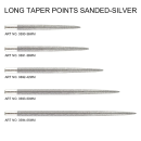 One80 Long Taper Points (Sand Coated) silver