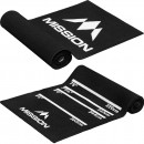 Mission Carpet Darts Mat - Non Slip Back - Black with Logo