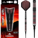 Mission Red Dawn Darts - Soft Tip - M1 - Straight Ring -19gr. -