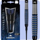 Mission Nightfall Darts - Soft Tip Tungsten - Barrel Weight 17.5g - M4 - Curved - 19g ST